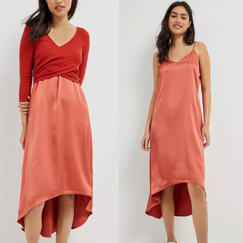 Anthropologie Mollie Sweater and Slip Dress Set - Picture 4 of 16
